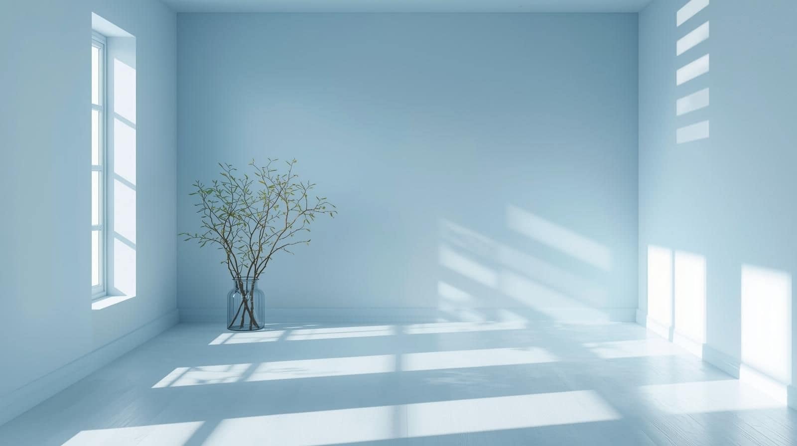 Trendfarbe Eisblau