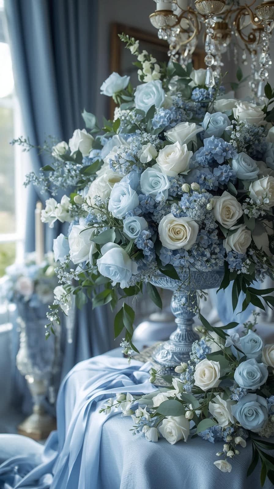 Eisblaue Hochzeitsinspiration